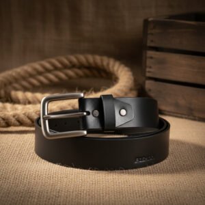 Handmade Leather The Midnight Belt