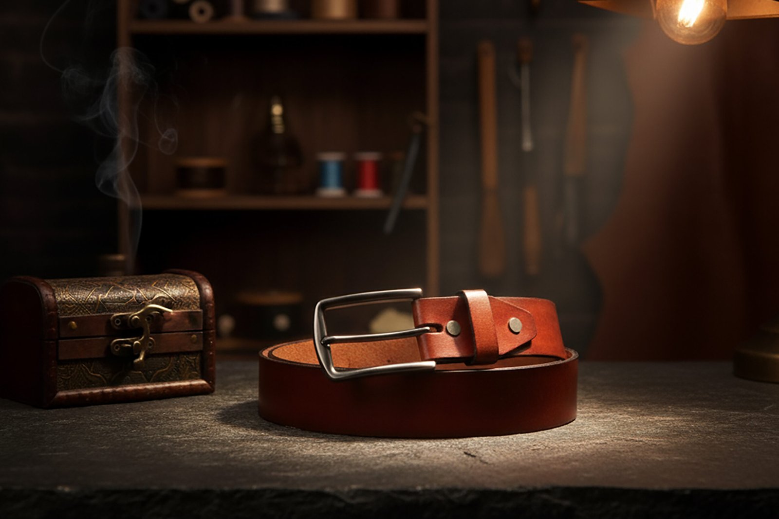 Genuine leather belt for men - Image 3