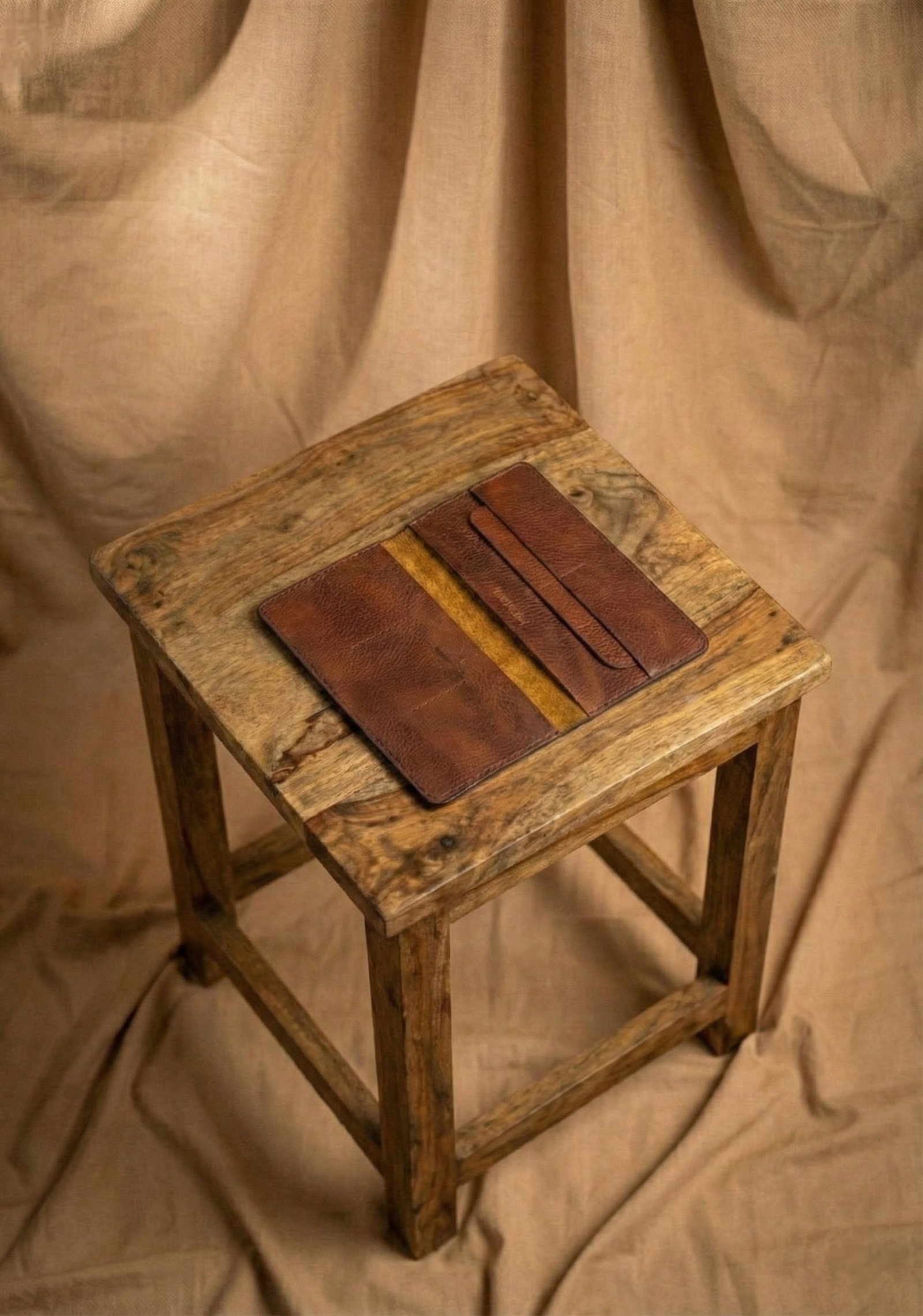 Premium Genuine Leather Long Wallet / Card Holder – Handmade Brown Leather - Image 3