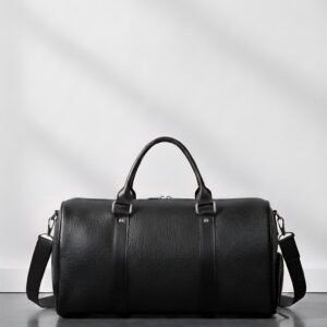 PREMIUM BLACK QUILTED DUFFLE BAG + FREE GIFT