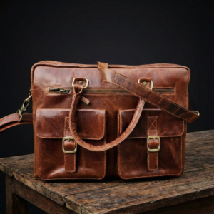 Personalized Leather Laptop Bag ,Leather Work bag, Custom Briefcase for Men and Women,.